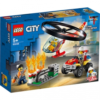 LEGO®-City Feuerwehr Einsatz mit dem Feuerwehrhubschrauber (60248)