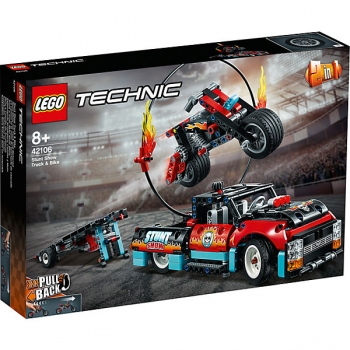 LEGO®-Technic Stunt-Show mit Truck und Motorrad (42106)