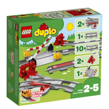 LEGO DUPLO®-Eisenbahn Schienen (10882)