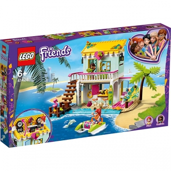 LEGO® Friends Strandhaus mit Tretboot (41428)