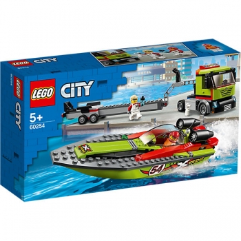 LEGO®-City Rennboot-Transporter (60254)