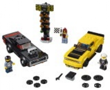 LEGO®-Speed Champions 2018 Dodge Challenger SRT Demon und 1970 Dodge Charger R/T (75893)
