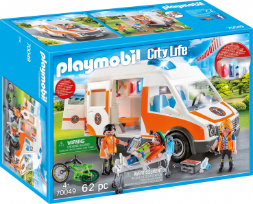PLAYMOBIL®-Rettungswagen mit Licht und Sound (70049)