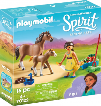PLAYMOBIL®-Pru mit Pferd und Fohlen (70122)
