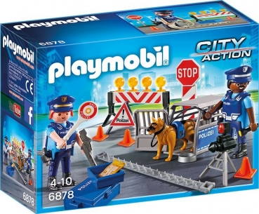 PLAYMOBIL®-Polizei-Straßensperre (6878)