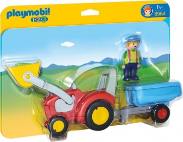 PLAYMOBIL®-Traktor mit Anhänger (6964)