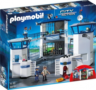 PLAYMOBIL®-Polizei-Kommandozentrale mit Gefängnis (6872)
